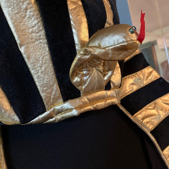 Egyptian Pharaoh King Tut Queen Nefertiti Cleopatra Halloween Costume Headpiece - Picture 4 of 7